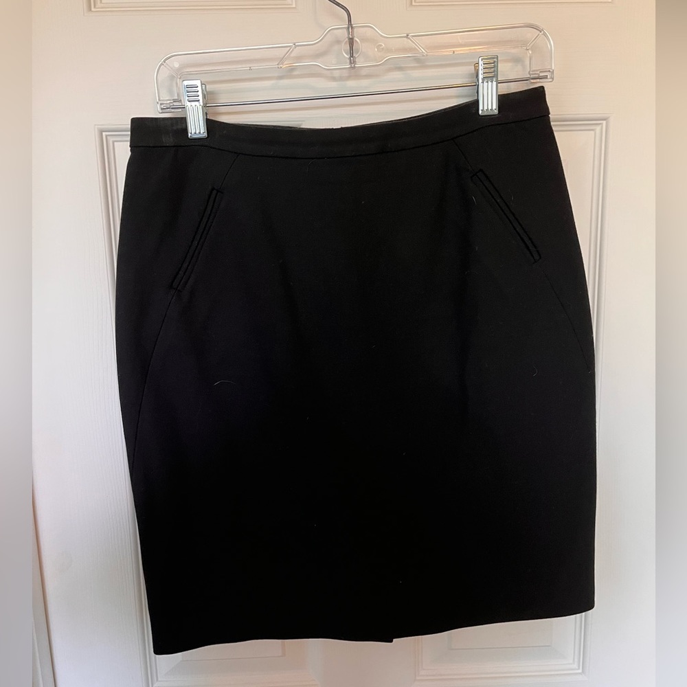 Loft Petite Black Pencil Skirt, Size 4P